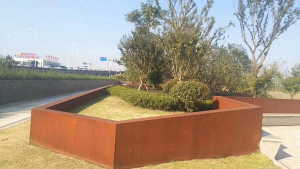化州耐候钢挡土墙